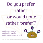 Rather - Prefer